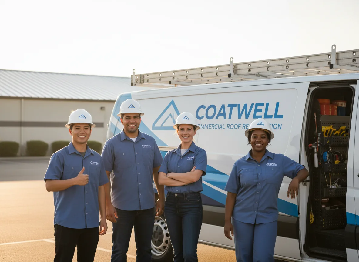 Commercial roof coating company in Bear Creek, WI